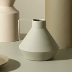 Melia Metal Vase - Natural